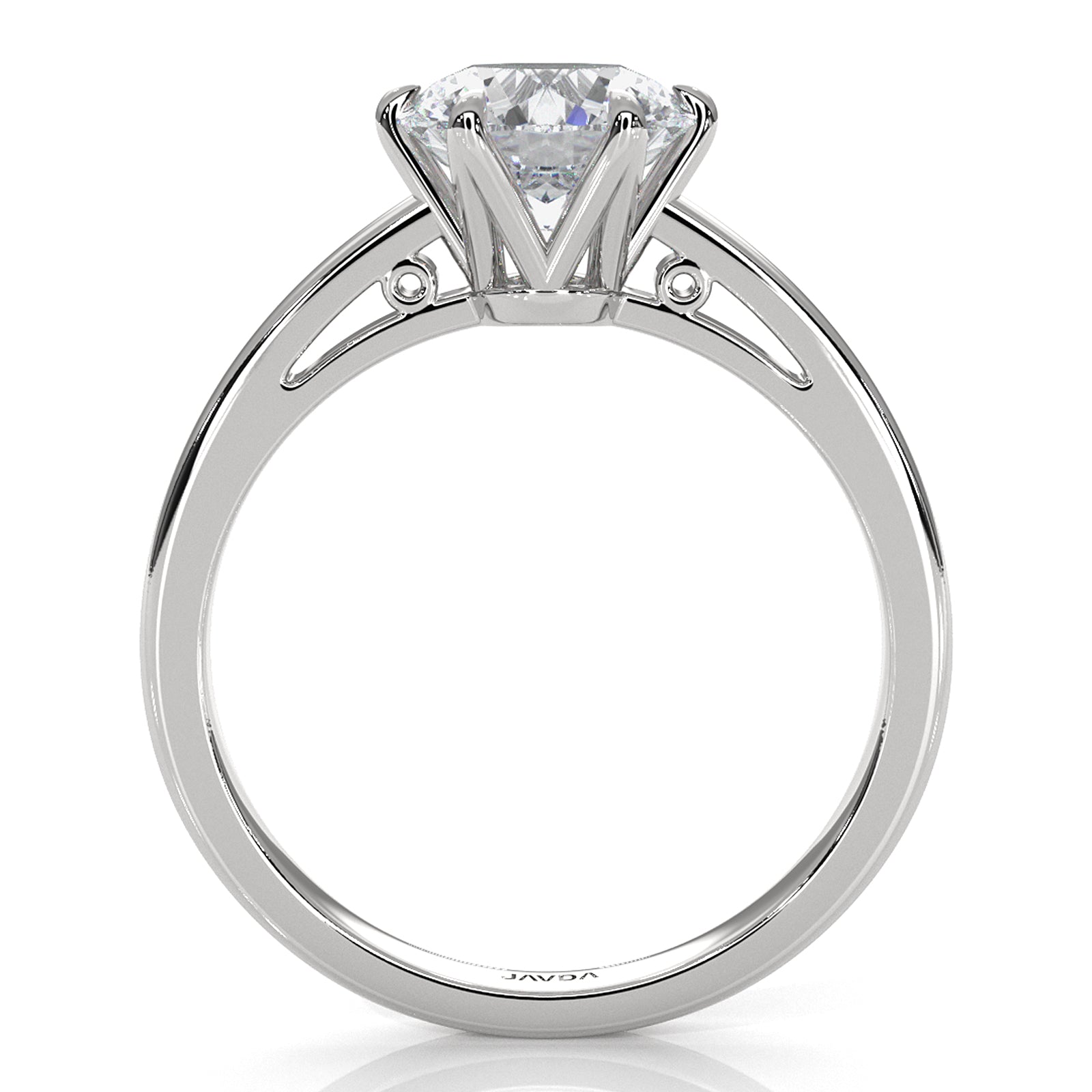 4.5g Lab Grown Diamond 6 Prong Solitaire Engagement Setting IGI Certified Ring 1.00 Ctw.